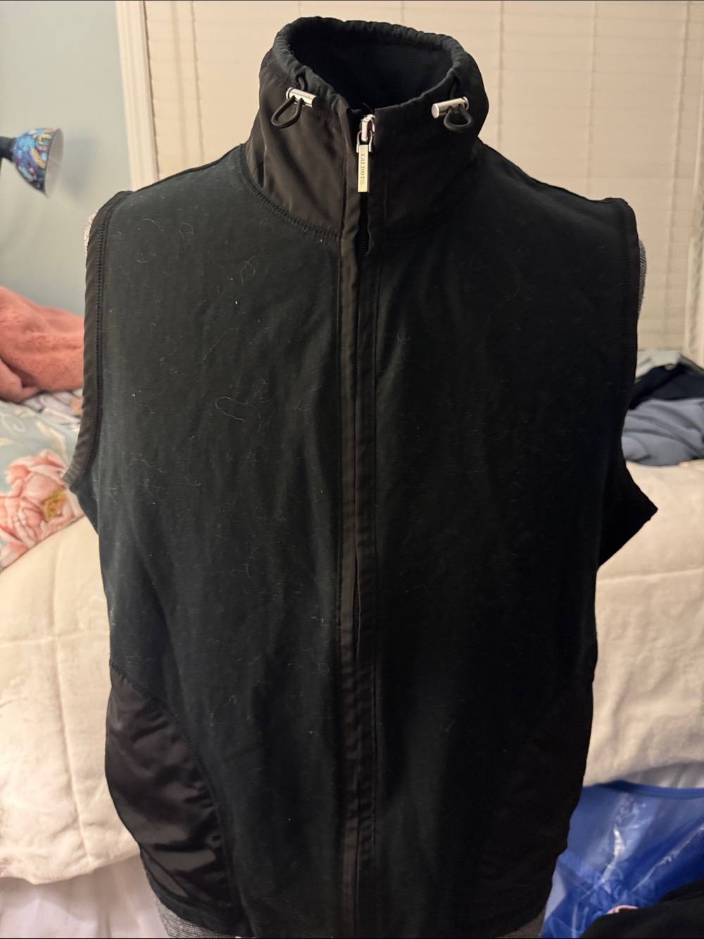Women’s Black Zip-Front Vest